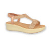 SANDALIA ORO ROSA