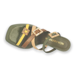 SANDALIA EVENTOS TIRA MUJER MULTI KAKI